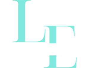 Logo Leine Elektrik - transparent mit weißer Schrift